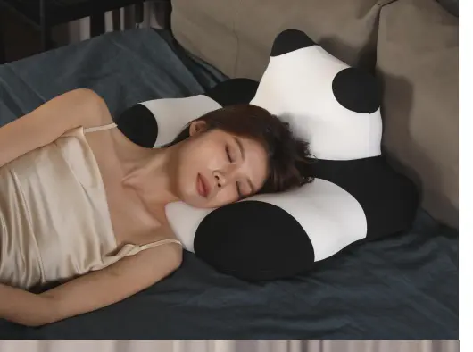 Panda Prone Pillow XMPS01 — Side-sleep panda pillow