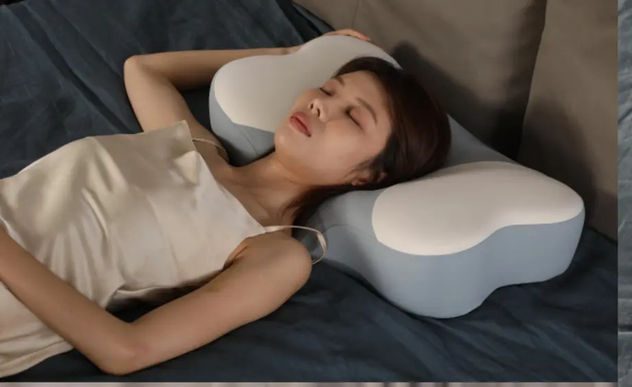 Bionic Butterfly Pillow ZT012 used for back sleeping neck ventilation support